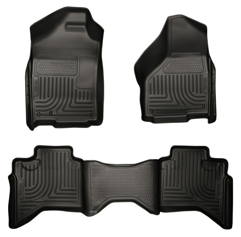 Husky Liners 03-08 Dodge Ram 1500/2500/3500 Quad Cab WeatherBeater Combo Black 98031 Photo - Primary