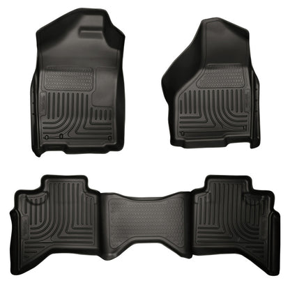 Husky Liners 03-08 Dodge Ram 1500/2500/3500 Quad Cab WeatherBeater Combo Black 98031 Photo - Primary