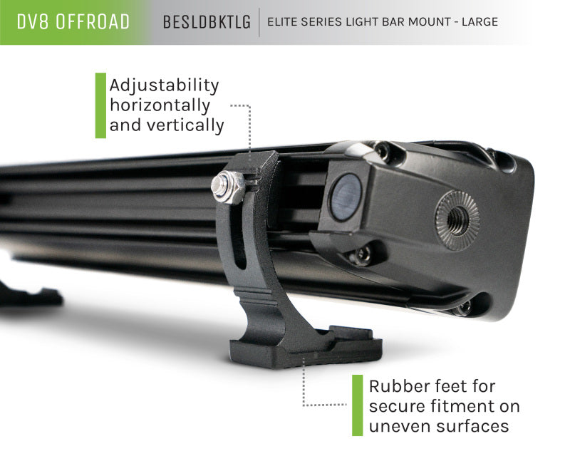 DV8 Offroad Elite Series Light Bar Mount for BE20EW105W BESLDBKTSM BESLDBKTSM User 5