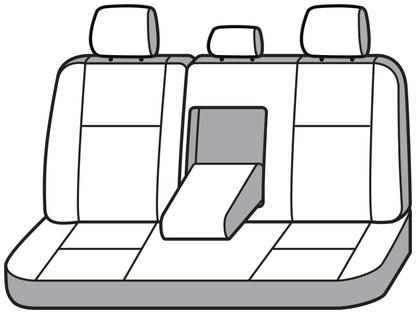 Covercraft 21-24 Nissan Rogue Endura PrecisionFit Custom Second Row Seat Covers - Silver/Silver GTN4262ABENSS GTN4262ABENSS Photo - out of package