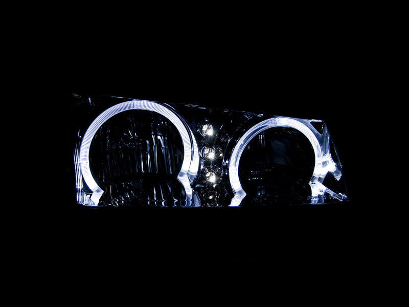 Anzo 2003-2006 Chevrolet Silverado 1500 Crystal Headlights w/ Halo Black 111212 Photo - Unmounted