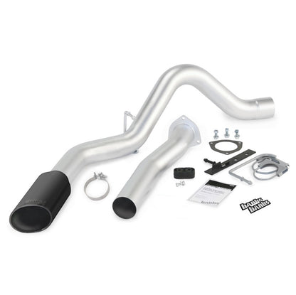 Banks Power 07-10 Chev 6.6L LMM ECSB-CCLB Monster Exhaust System - SS Single Exhaust w/ Black Tip 47784-B 47784-B Photo - Primary