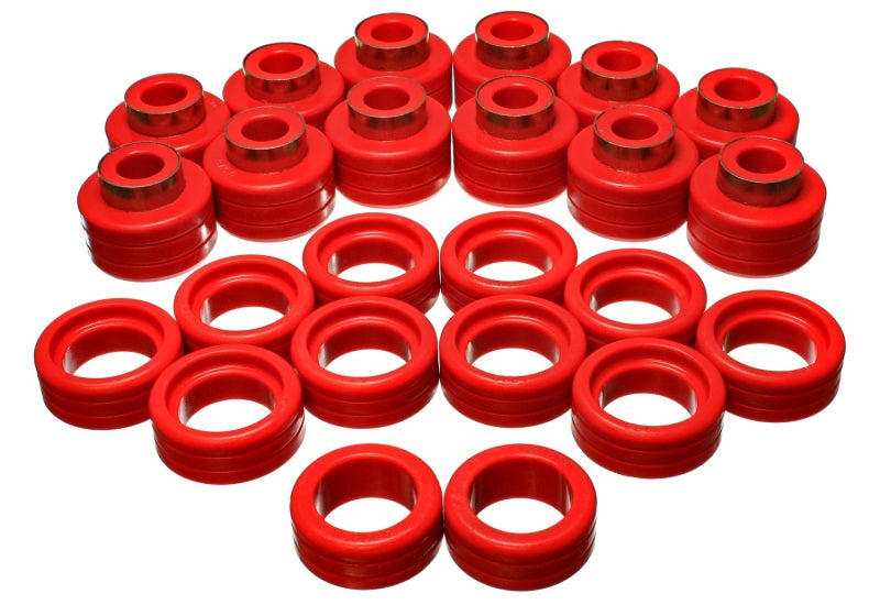 Energy Suspension Body Mount Set Red Chevrolet C1500 Suburban All 1992-1999 3.4148R Photo - Primary