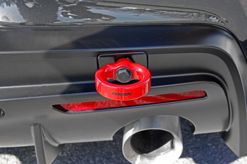 Perrin 2020 Toyota Supra Tow Hook Kit (Rear) - Red PTP-BDY-250RD PTP-BDY-250RD Photo - Primary