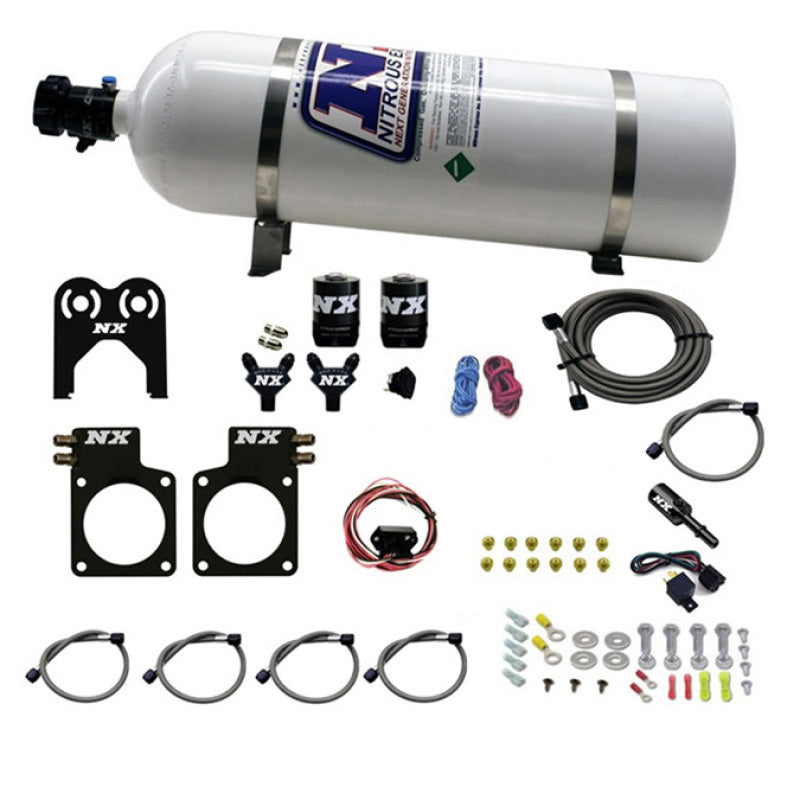 Nitrous Express Nissan GT-R Nitrous Plate Kit (35-300HP) w/15lb Bottle 20717-15 20717-15 Photo - Primary