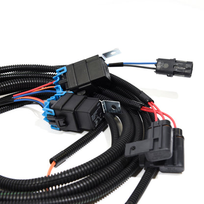 VMP Performance 11-14 Coyote 5.0L Heat Exchanger Fan/Pump Harness - Dual Relay VMP-ENC001 VMP-ENC001 Photo - Close Up
