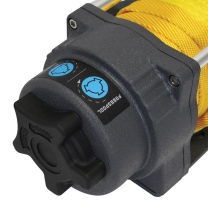 Superwinch 2500 LBS 12V DC 3/16in x 40ft Synthetic Rope Terra 2500SR Winch - Gray Wrinkle 1125270 1125270 Photo - Close Up