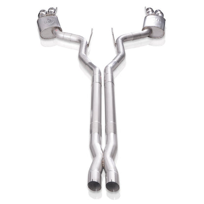 Stainless Works 18+ Ford Mustang GT Redline X-Pipe Performance Connect Cat-Back Exhaust M18CBXPC M18CBXPC Photo - Unmounted