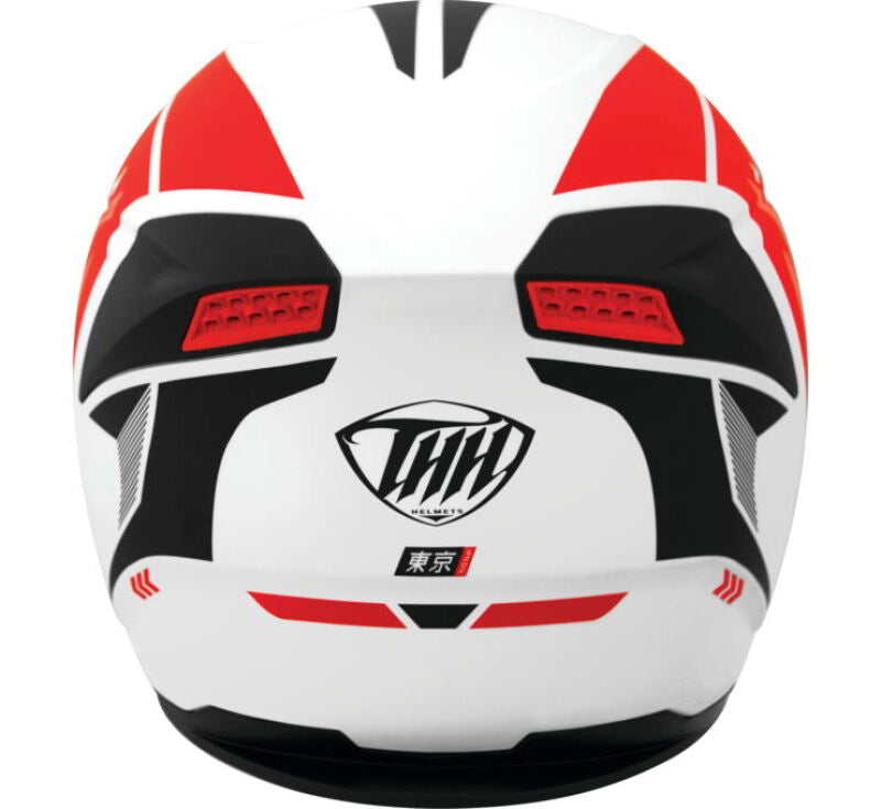 THH Helmets T810S Hayate Pearl Whtred Xs 648029 648029 Photo - Primary