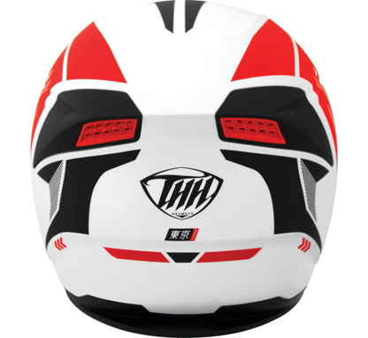 THH Helmets T810S Hayate Pearl Whtred Xs 648029 648029 Photo - Primary