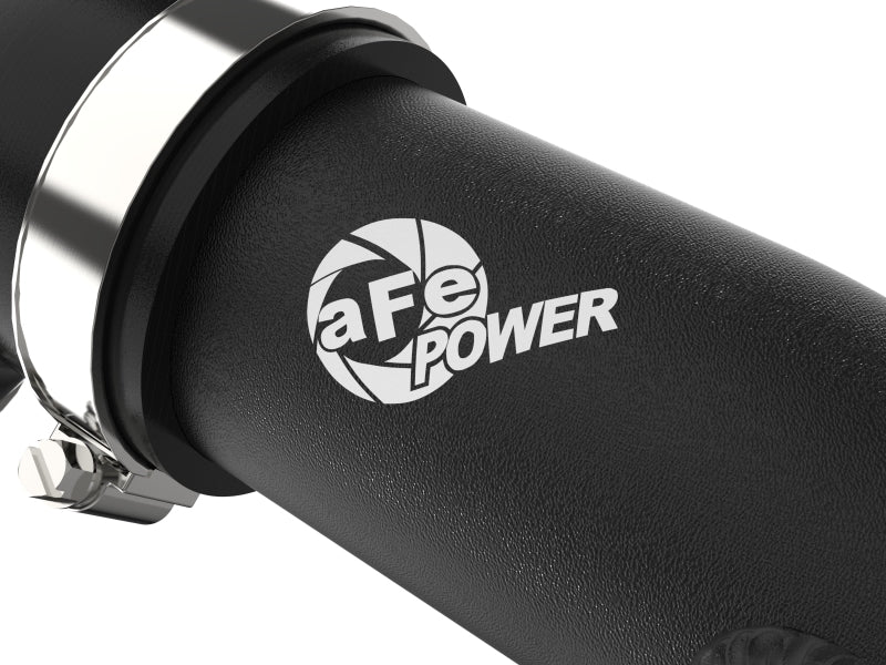 aFe BladeRunner 2-1/2 IN Aluminum Cold Charge Pipe Black 17-20 Hyundai Elantra GT L4-1.6L (t) 46-20639-B 46-20639-B Photo - Close Up