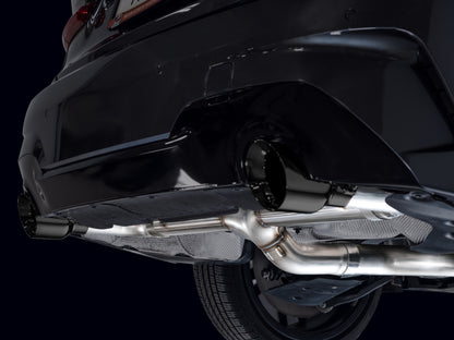 AWE Tuning AWE 19-23 BMW 330i / 21-23 BMW 430i Base G2X Track Edition Axle Back Exhaust - Diamond Black 3020-33429 3020-33429 Photo - Mounted