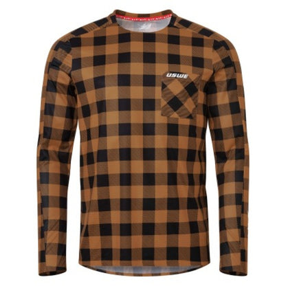 USWE Flannel Long Sleeve Lightweight Off-Road Jersey Bronze - Large 80951061042106 80951061042106 User 1