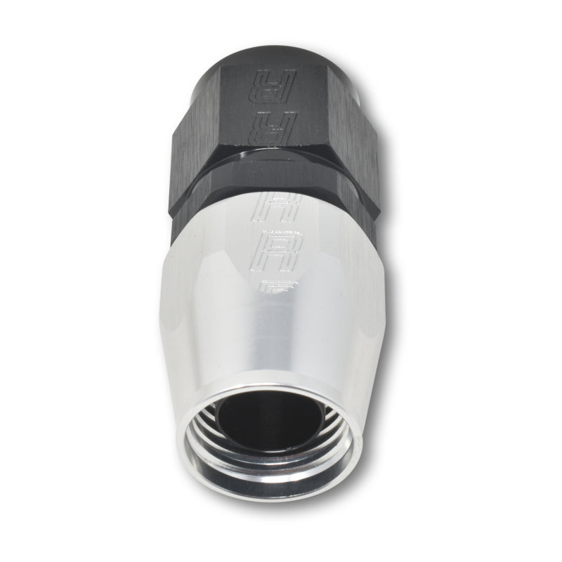 Russell Performance -16 AN Silver/Black Straight Full Flow Hose End 610063 610063 Photo - out of package