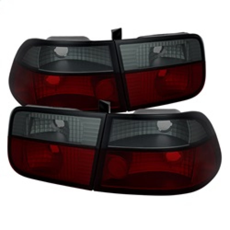 Spyder Honda Civic 96-00 2Dr Crystal Tail Lights Red Smoke ALT-YD-HC96-2D-CRY-RS 5076557 5076557 Photo - Primary