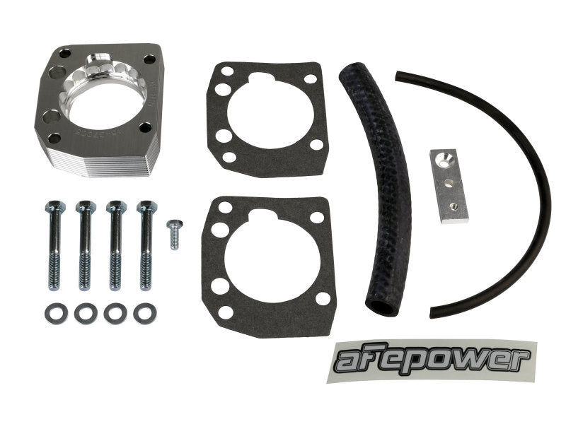 aFe 00-03 Honda S2000 L4 2.0L Silver Bullet Throttle Body Spacer - Silver 46-37005 46-37005 Photo - Unmounted