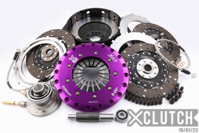 XCLUTCH XCL Clutch - 9in Triple Solid Organic Drivetrain Clutch Kits - Multi main image