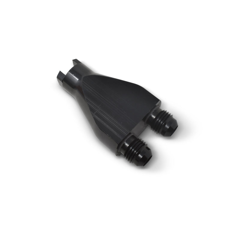 Russell 3/8 inch EFI SAE Q.D. Female To -6 AN Male (Dual) 644143 Photo - out of package