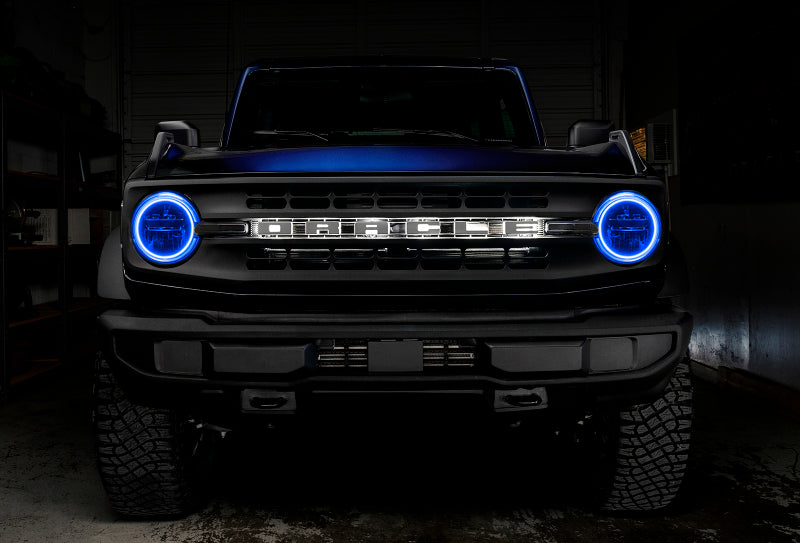 ORACLE Lighting Oracle 2021 Ford Bronco Base Headlight LED Halo Kit - ColorSHIFT - w/ Simple Controller 1470-504 1470-504 User 1