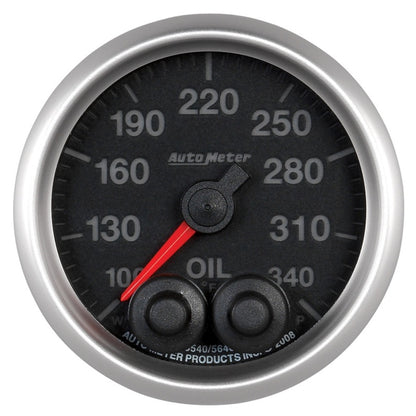 Autometer 2-1/16" Oil Temperature, 100-340 °F, Stepper Motor, Elite 5640 Photo - Primary