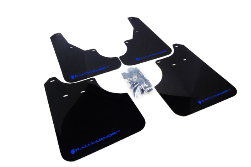 Rally Armor 2009+ Subaru Forester UR Black Mud Flap w/ Blue Logo MF11-UR-BLK/BL Photo - Primary
