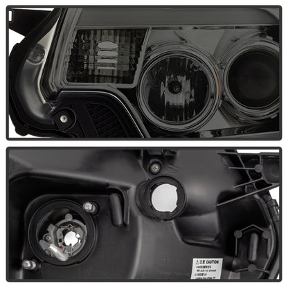 Spyder Toyota Tacoma 12-16 Projector Headlights Light Bar DRL Smoke PRO-YD-TT12-LBDRL-SM 5081728 5081728 User 1