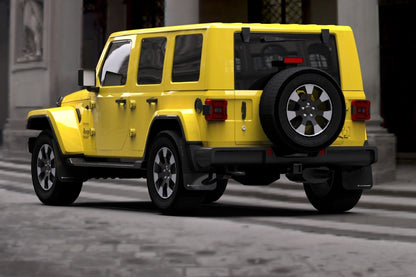 Rally Armor 18-22 Jeep JL Wrangler Black UR Mud Flap w/ White Logo MF54-UR-BLK/WH MF54-UR-BLK/WH User 1