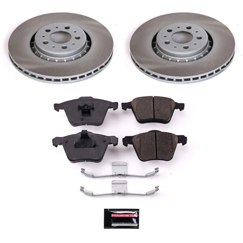 PowerStop Power Stop 03-14 Volvo XC90 Front Semi-Coated Rotor Kit SC4552 SC4552 Photo - Primary