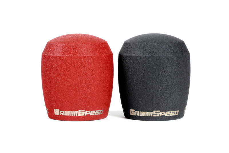 GrimmSpeed Stubby Shift Knob Stainless Steel Red - M12x1.25 380003 380003 User 1