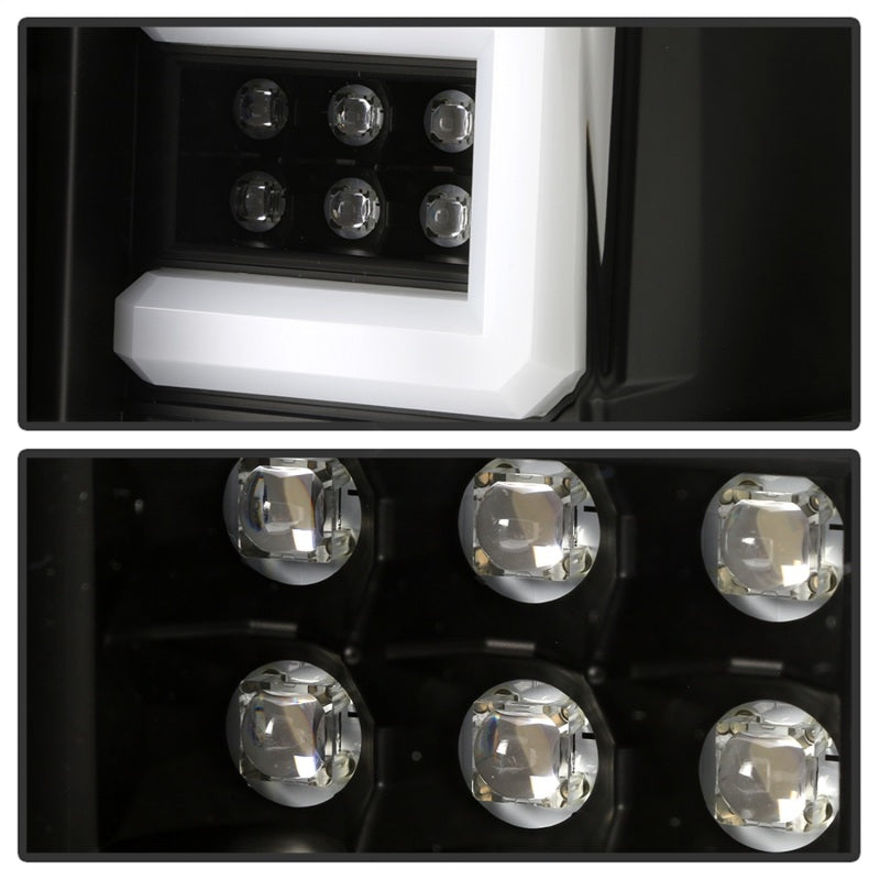 Spyder 16-18 Chevy Silverado Light Bar LED Tail Lights - All Black ALT-YD-CS16-LED-B 5085863 5085863 Photo - Unmounted