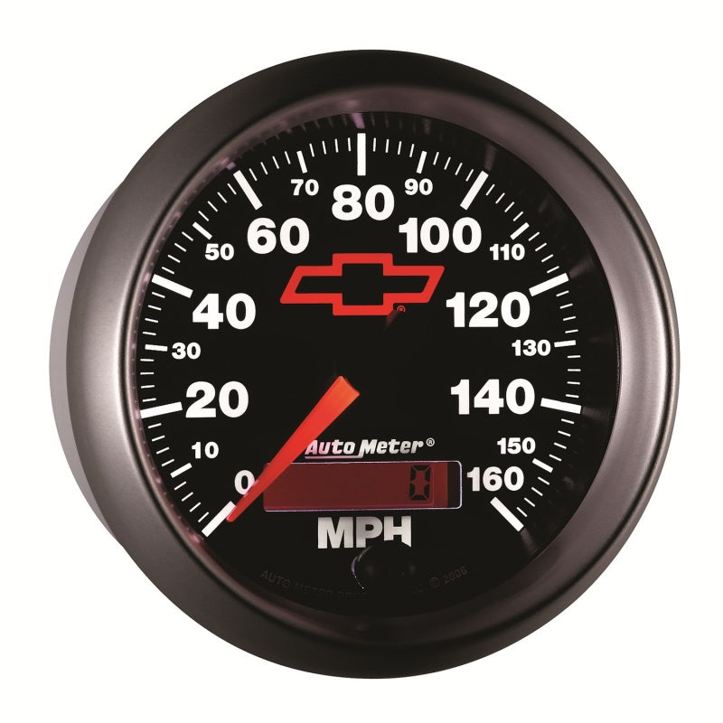 Autometer Speedometer 3-3/8in, 0-160 MPH, Elec. Programmable - Bowtie Black 3688-00406 3688-00406 User 6