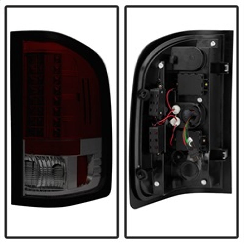 Spyder Chevy Silverado 07-13 LED Tail Lights Red Smoke ALT-YD-CS07-LED-RS 5001801 5001801 Photo - Unmounted