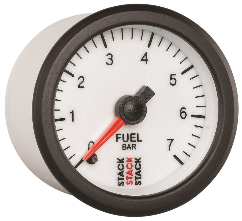 Autometer Stack 52mm 0-7 Bar M10 Male Pro Stepper Motor Fuel Pressure Gauge - White ST3355 ST3355 User 5