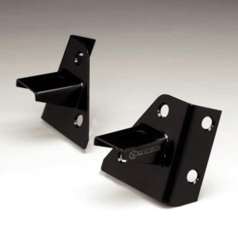 KC HiLiTES 86-95 Jeep YJ Windshield Hinge Light Mount Bracket Set (Pair) - Black 7321 7321 Photo - Primary