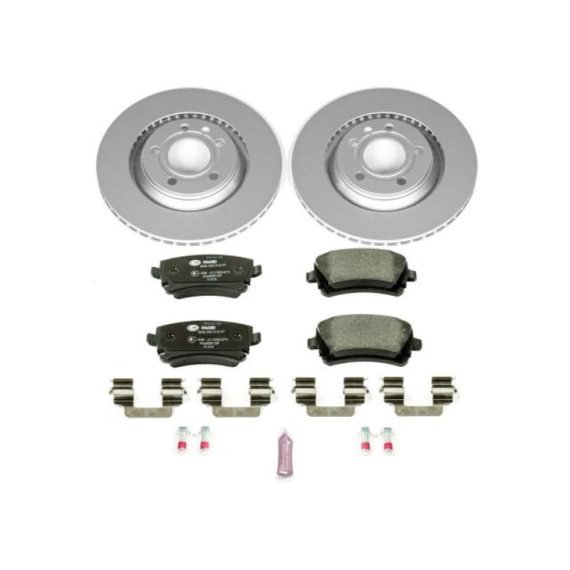 PowerStop Power Stop 04-09 Audi S4 Rear Euro-Stop Brake Kit ESK4564 ESK4564 Photo - Primary