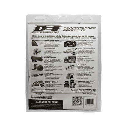 DEI Pipe Shield 6in w x 3ft - w/ Stainless Steel Clamps - Titanium 10452 10452 Photo - Unmounted