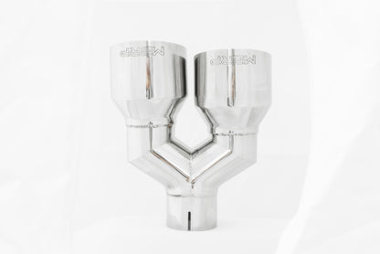 MBRP Universal T304 SS Dual Tip 4in OD/2.5in Inlet T5178 T5178 Photo - Close Up
