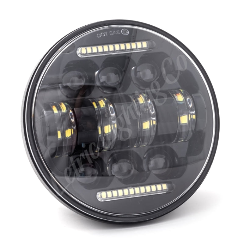 Letric Lighting 5.75? LED Black Diez 10-LED Headlight Dual Horizontal DRL LLC-LHC-5D LLC-LHC-5D Photo - Primary