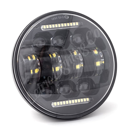 Letric Lighting 5.75? LED Black Diez 10-LED Headlight Dual Horizontal DRL LLC-LHC-5D LLC-LHC-5D Photo - Primary