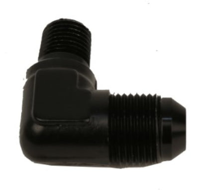 Aeromotive Fitting Elbow 1/4in-MNPT to AN-08 90-Deg Black 15667 15667 User 1