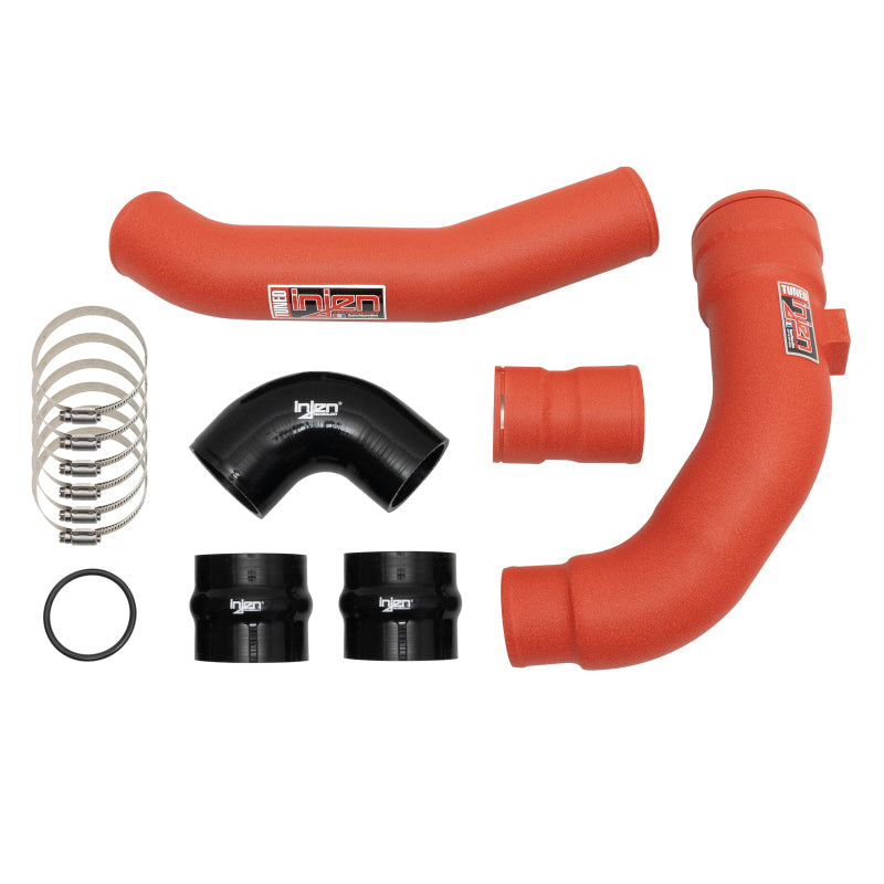 Injen 17-22 Ford F250/F/350/F-450/F-550 V8-6.7L Turbo Diesel Wrinkle Red Intercooler Piping Kit SES9004ICPWR SES9004ICPWR Photo - out of package