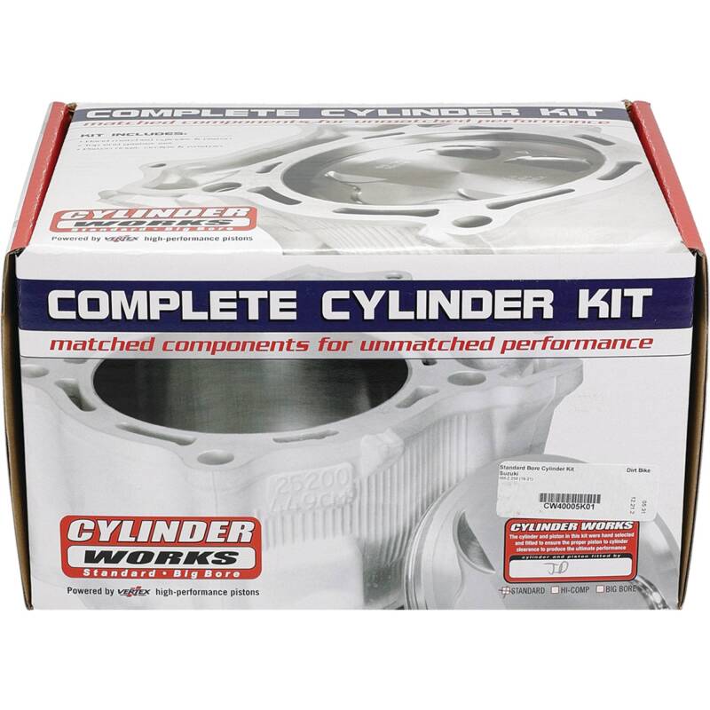 Cylinder Works 19-24 Suzuki RM-Z 250 250cc Standard Bore Cylinder Kit CW40005K01 CW40005K01 Photo - Primary