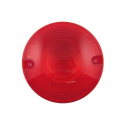 Letric Lighting Red Flat Lens Style Turn Signal Lenses 3In LLC-3R LLC-3R Photo - Primary