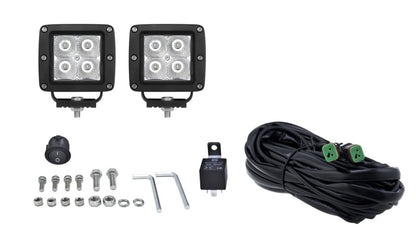 Hella HVF Cube 4 LED Off Road Kit 357204831 357204831 Photo - Unmounted