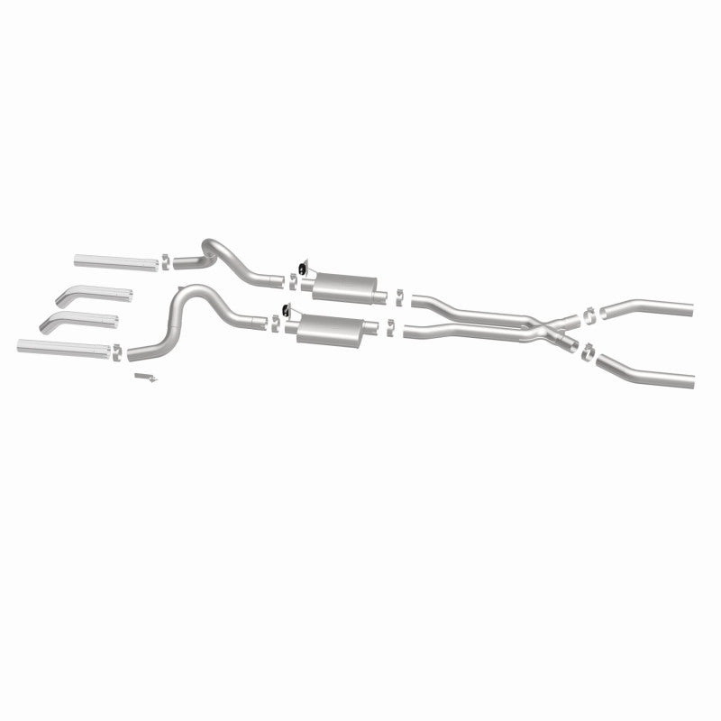 MagnaFlow Ford Mustang Street Series Crossmember-Back Performance Exhaust System 15819 360 Degree Image Set