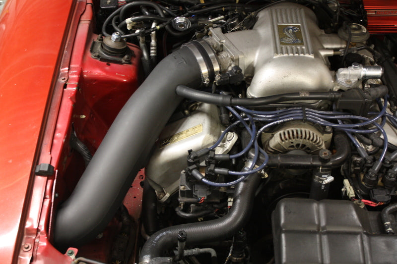 JLT 96-98 Ford Mustang SVT Cobra Black Textured Cold Air Intake Kit w/Red Filter CAI2-FMC-9698 CAI2-FMC-9698 Photo - Primary