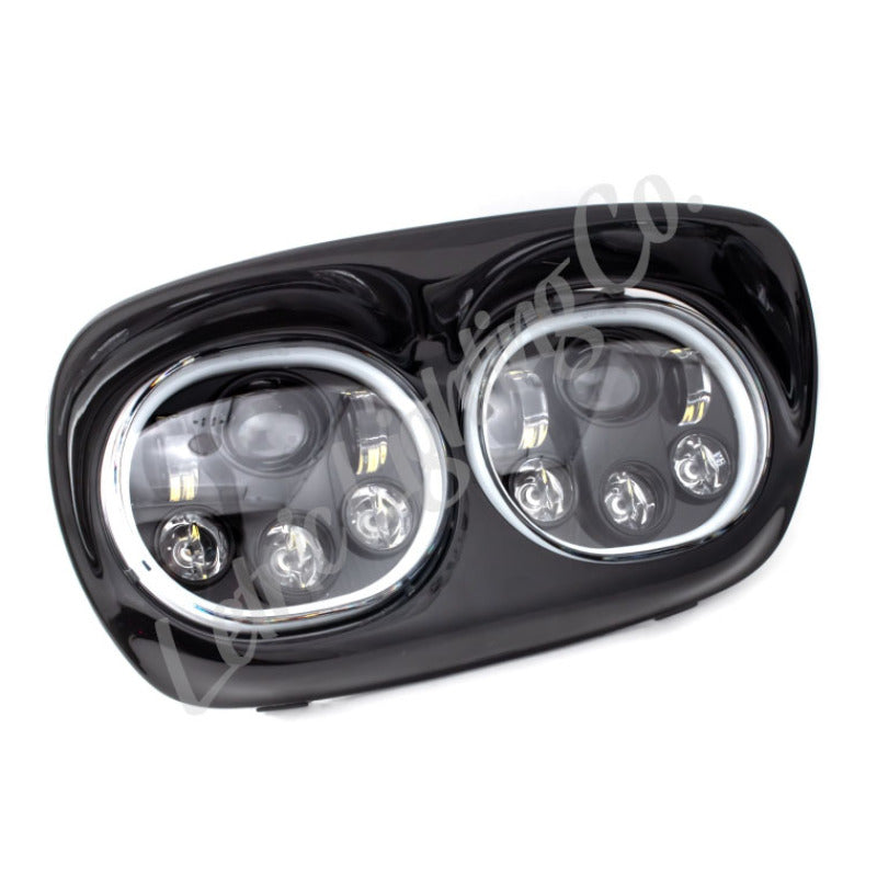 Letric Lighting Hdlght Dual W/Halo 5.75in Blk LLC-LRHP-HBB LLC-LRHP-HBB Photo - Primary