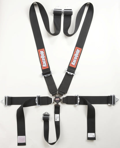 Racequip Sportsman SFI 16.1 5pt Camlock Harness Set - Black 741001 Photo - Primary