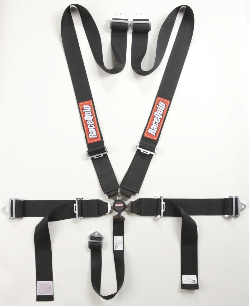 Racequip Sportsman SFI 16.1 5pt Camlock Harness Set - Black 741001 Photo - Primary
