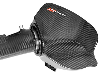 aFe Black Series Carbon Fiber CAIS w/Pro 5R Filter 16-18 BMW M2 (F87) L6-3.0L 58-10004R 58-10004R Photo - Unmounted